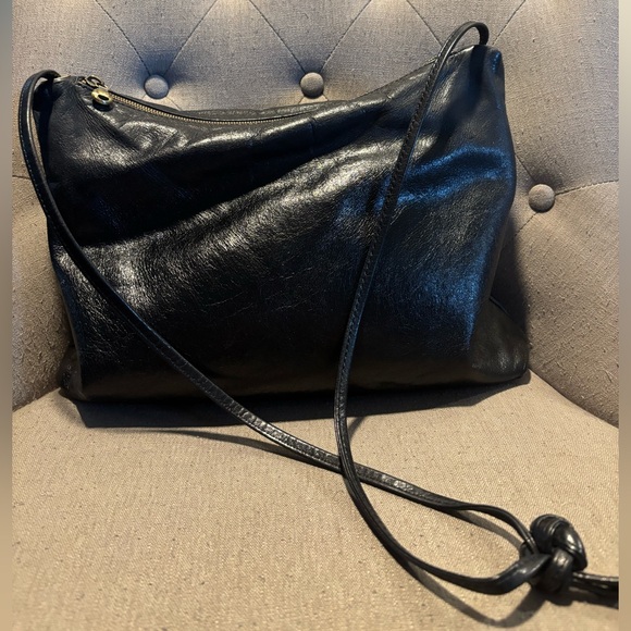 HOBO Black Leather Crossbody Bag - Picture 16 of 16